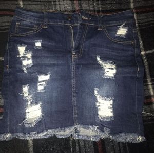 Jean skirt